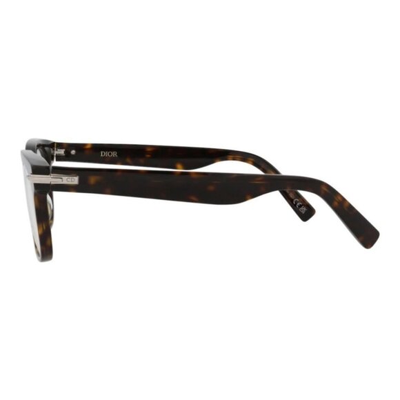 Dior Mens Square/Rectangle Havana Havana Transparent Fashion Designer Eyewear - Picture 3 of 4